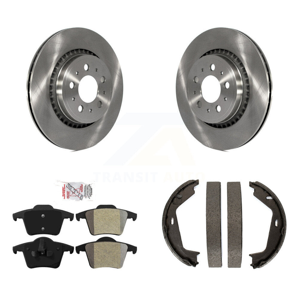 Kit de plaquettes semi-métalliques et de chaussures de stationnement pour disques arrière, pour Volvo XC9 2003 – 2007