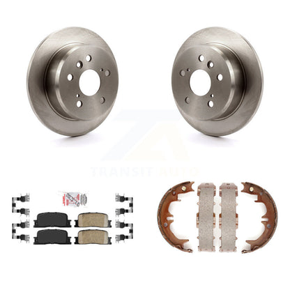 Kit de plaquettes en céramique et de chaussures de stationnement, Rotors à disque arrière, pour Toyota Camry Lexus ES33