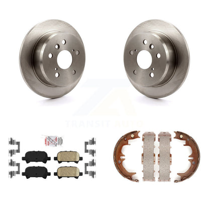 Kit de plaquettes en céramique et de chaussures de stationnement, Rotors à disque arrière, pour Toyota Camry Solara Avalo