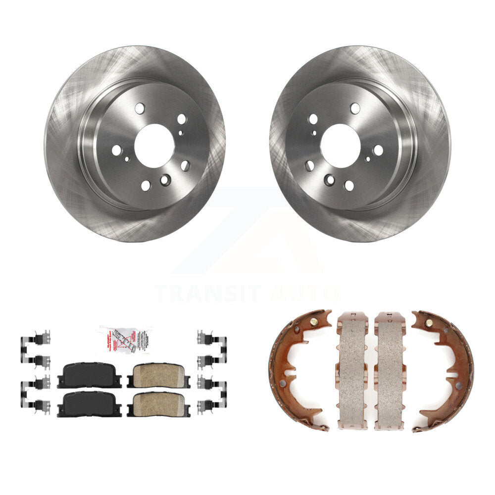 Kit de chaussures de stationnement avec plaquettes en céramique, Rotors à disque arrière, pour Toyota Highlander AWD 01-03