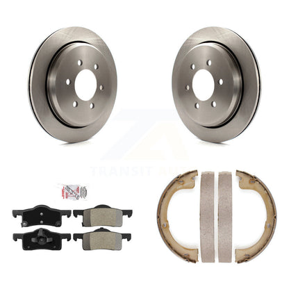 Kit de patins de frein de stationnement, Rotors à disque arrière, plaquettes semi-métalliques, pour Ford Expedition
