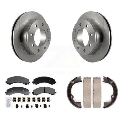 Kit de patins de frein de stationnement, Rotors à disque arrière, plaquettes semi-métalliques, pour GMC Savana 2500