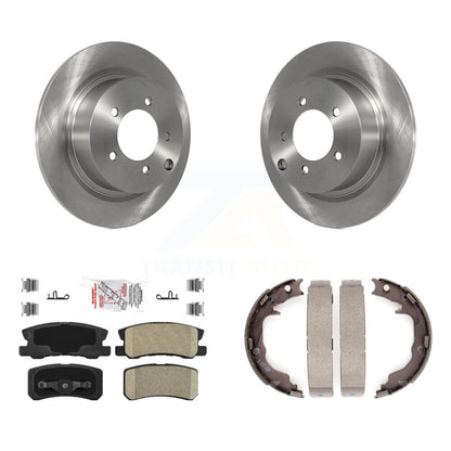 Kit de chaussures de stationnement avec plaquettes en céramique, Rotors à disque arrière, pour Jeep Mitsubishi Patriot 200