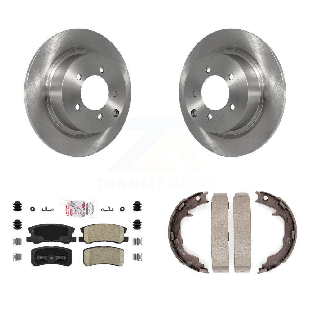 Kit de chaussures de stationnement avec plaquettes en céramique, Rotors à disque arrière, pour Jeep Mitsubishi Patriot 200