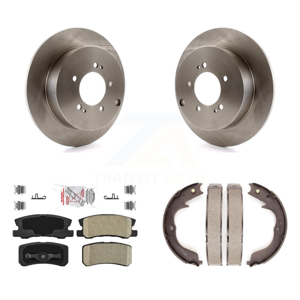 Kit de chaussures de stationnement avec plaquettes en céramique, Rotors à disque arrière, pour Mitsubishi Lancer Outlander