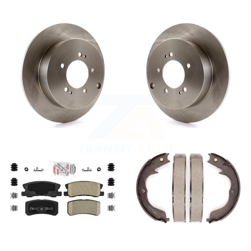 Kit de chaussures de stationnement avec plaquettes en céramique, Rotors à disque arrière, pour Mitsubishi Lancer Outlander