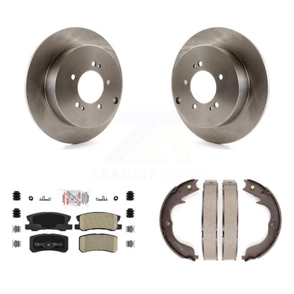 Kit de chaussures de stationnement avec plaquettes en céramique, Rotors à disque arrière, pour Mitsubishi Lancer Outlander