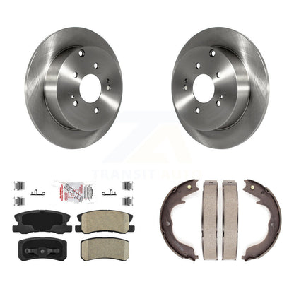 Kit de plaquettes en céramique et de freins de stationnement, Rotors à disque arrière, pour Mitsubishi Endeavour