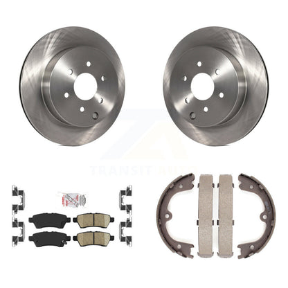 Kit de chaussures de stationnement avec plaquettes en céramique, Rotors à disque arrière, pour Nissan Pathfinder 2005 – 2012