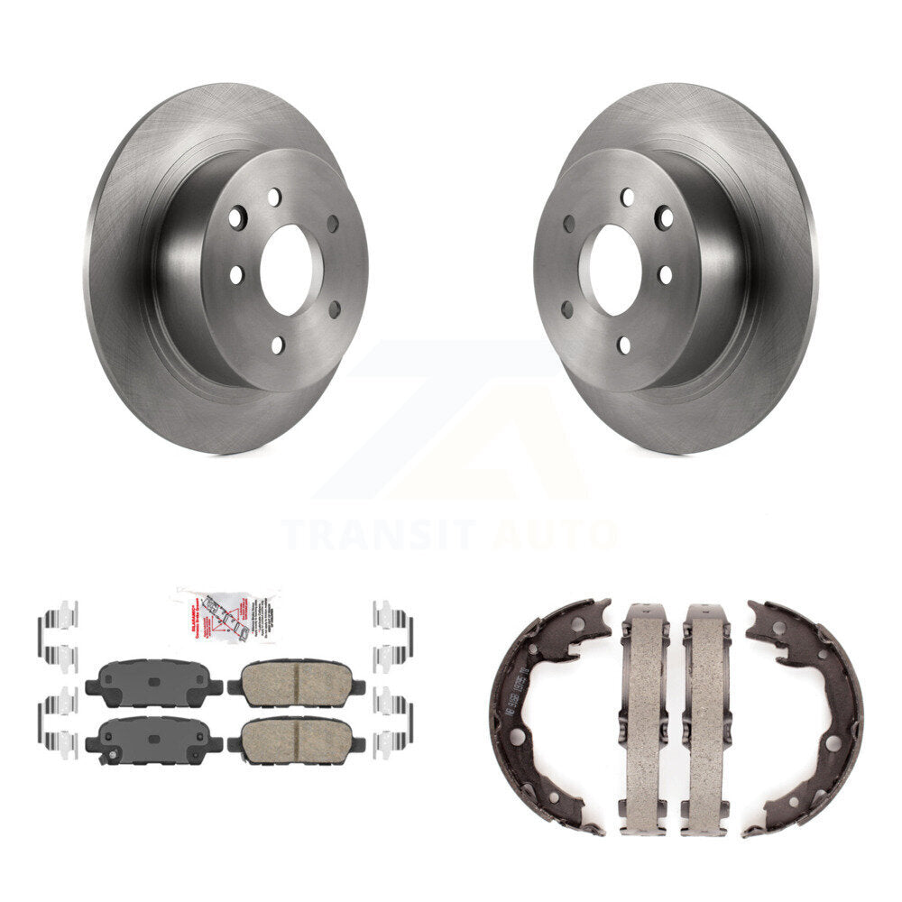 Kit de plaquettes en céramique et de patins de frein de stationnement, Rotors à disque arrière, pour Nissan Sentra