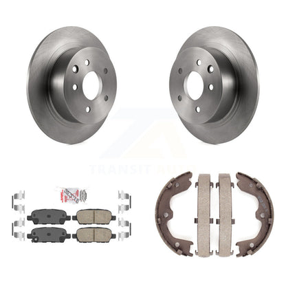 Kit de plaquettes en céramique et de chaussures de stationnement pour rotors de disque arrière, pour Nissan Altima 2007 – 2009