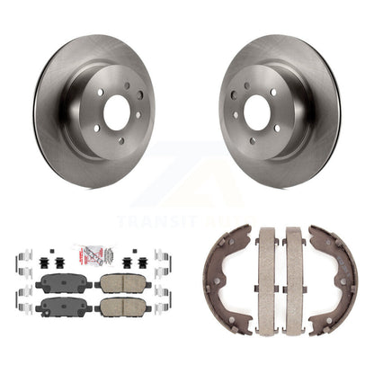 Kit de chaussures de frein de stationnement, Rotors à disque arrière, plaquettes en céramique, pour INFINITI EX35 M35 M45