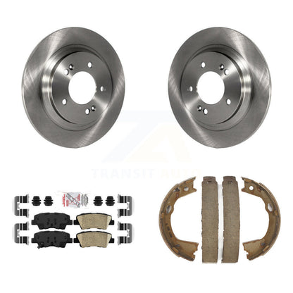 Kit de plaquettes en céramique et de patins de frein de stationnement, Rotors à disque arrière, pour Kia Optima