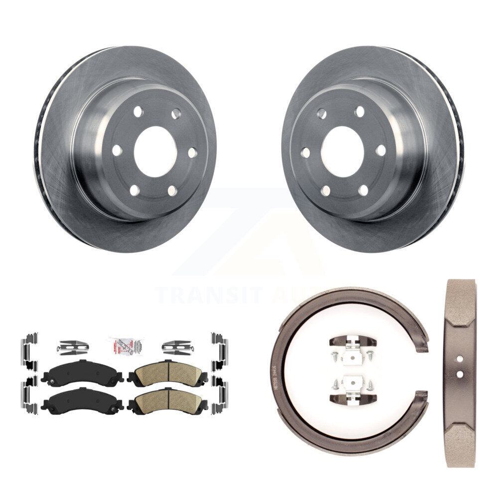 Kit de chaussures de stationnement avec plaquettes en céramique, Rotors à disque arrière, pour Chevrolet GMC Silverado 150