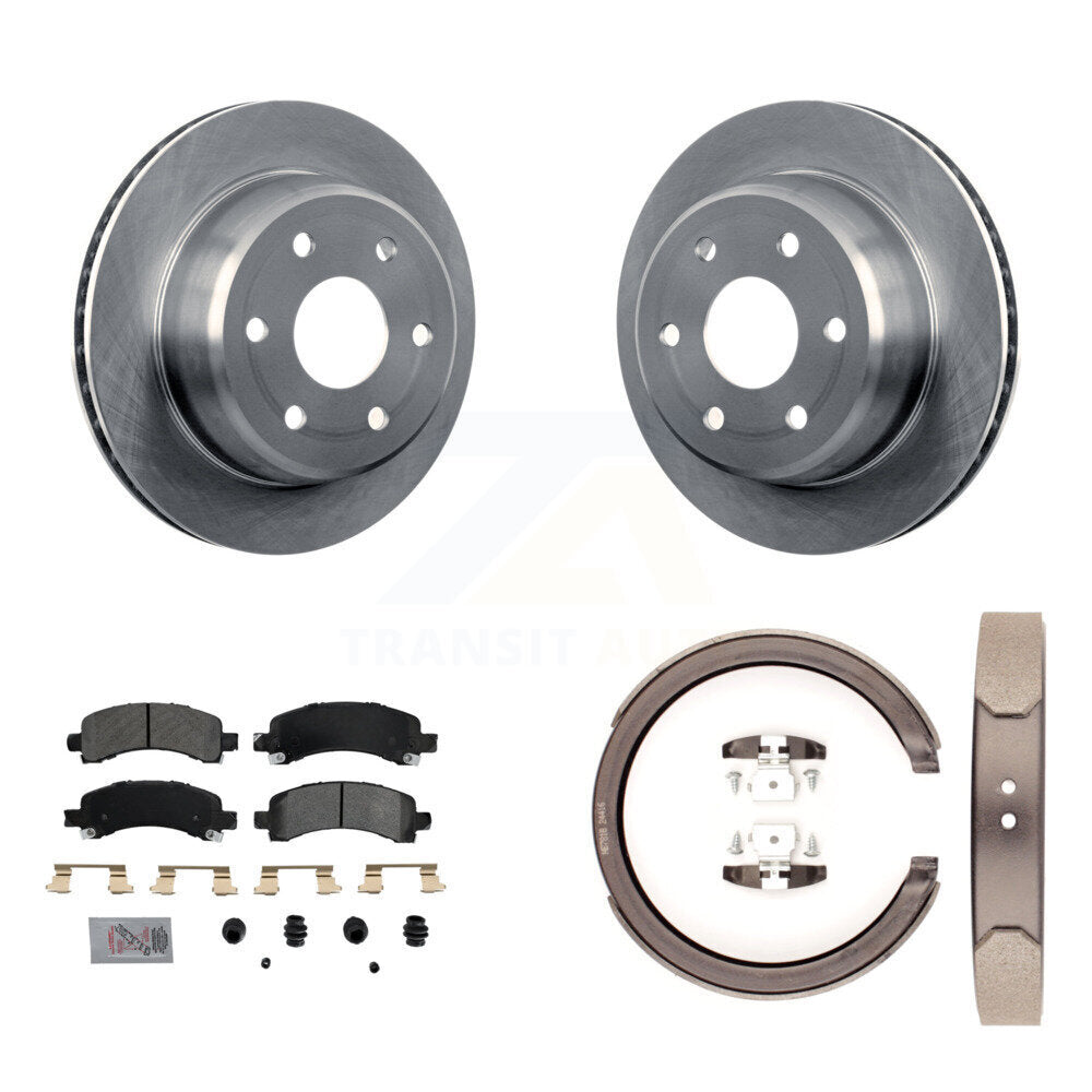 Kit de chaussures de stationnement avec disques semi-métalliques, Rotors à disque arrière, pour Chevrolet GMC 1500 XL
