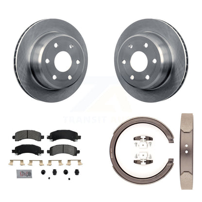 Kit de chaussures de stationnement avec disques semi-métalliques, Rotors à disque arrière, pour Chevrolet GMC 1500 XL