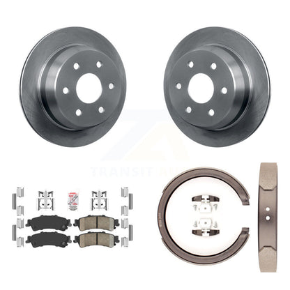 Kit de chaussures de stationnement avec plaquettes en céramique, Rotors à disque arrière, pour Chevrolet GMC Silverado 150