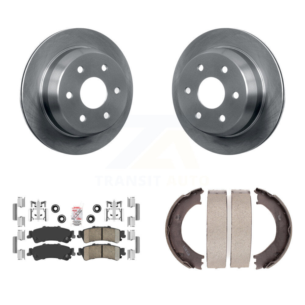 Kit de chaussures de stationnement avec plaquettes en céramique, Rotors à disque arrière, pour Chevrolet Silverado 1500 GM