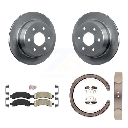 Kit de plaquettes en céramique et de chaussures de stationnement pour Rotors à disque arrière, pour Chevrolet Avalanche 150