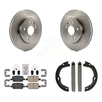Kit de plaquettes en céramique et de freins de stationnement, Rotors à disque arrière, pour Chevrolet Camaro