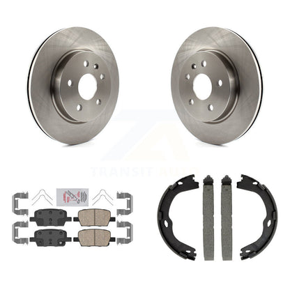 Kit de plaquettes en céramique et de freins de stationnement, Rotors à disque arrière, pour Chevrolet Camaro