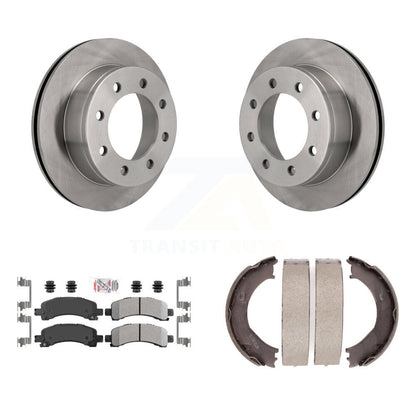 Kit de chaussures de stationnement avec Rotors à disque arrière, plaquettes semi-métalliques, pour Chevrolet GMC Express