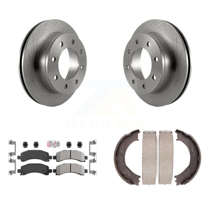 Kit de chaussures de stationnement avec disques semi-métalliques, Rotors à disque arrière, pour Chevrolet Express 350