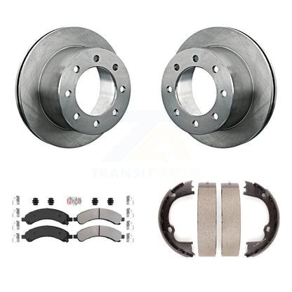 Kit de patins de frein de stationnement, Rotors à disque arrière, plaquettes semi-métalliques, pour GMC Savana 3500