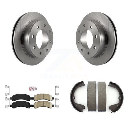 Kit de chaussures de stationnement avec plaquettes en céramique, Rotors à disque arrière, pour fourgon coupé GMC Savana 3500