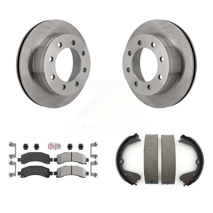 Kit de patins de frein de stationnement, Rotors à disque arrière, plaquettes semi-métalliques, pour GMC Savana 3500