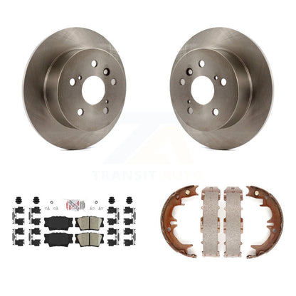 Kit de plaquettes en céramique et de chaussures de stationnement, Rotors à disque arrière, pour Toyota Camry Lexus ES35