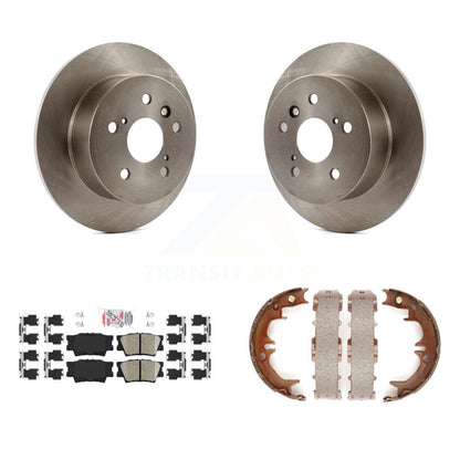 Kit de plaquettes en céramique et de chaussures de stationnement, Rotors à disque arrière, pour Toyota Camry Lexus ES35