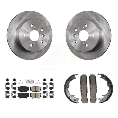 Kit de plaquettes en céramique et de chaussures de stationnement, Rotors à disque arrière, pour Toyota Camry Lexus ES35