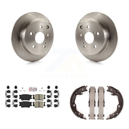 Kit de plaquettes en céramique et de chaussures de stationnement, Rotors à disque arrière, pour Toyota Matrix Pontiac Vib