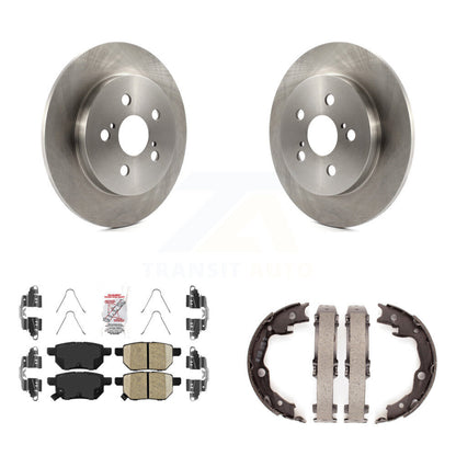 Kit de plaquettes en céramique et de chaussures de stationnement, Rotors à disque arrière, pour Toyota Matrix Pontiac Vib