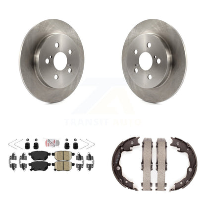 Kit de plaquettes en céramique et de chaussures de stationnement, Rotors à disque arrière, pour Toyota Matrix Pontiac Vib