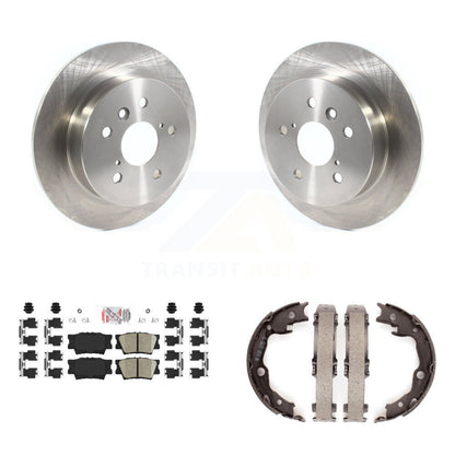Kit de plaquettes en céramique et de patins de frein de stationnement, Rotors à disque arrière, pour Toyota Camry