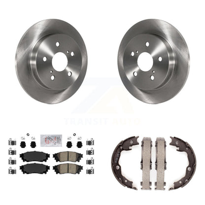 Kit de plaquettes en céramique et de freins de stationnement, Rotors à disque arrière, pour Toyota Camry RAV4