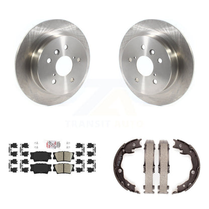 Kit de plaquettes en céramique et de patins de frein de stationnement, Rotors à disque arrière, pour Toyota Camry