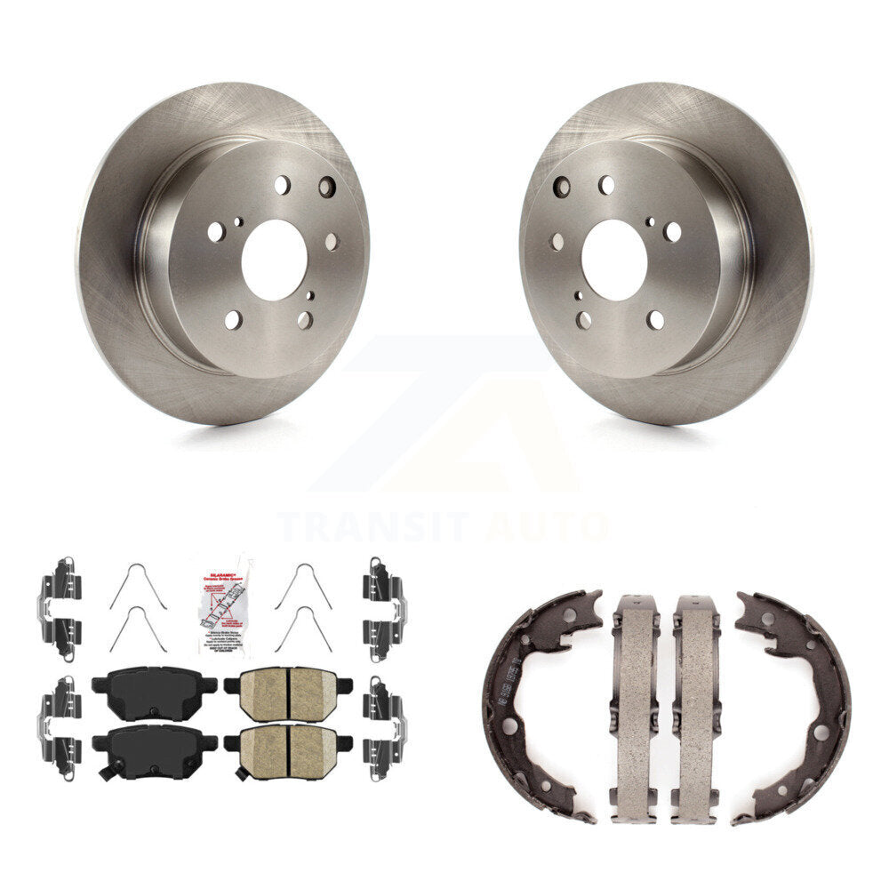 Kit de chaussures de frein de stationnement, Rotors à disque arrière, plaquettes en céramique, pour Toyota Matrix XR 2010
