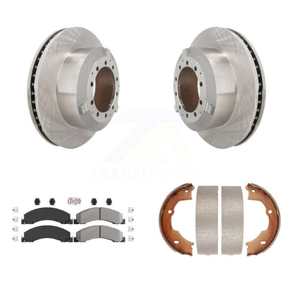 Kit de chaussures de stationnement à plaquettes semi-métalliques, Rotors à disque arrière, pour Ram Dodge Sterling 45