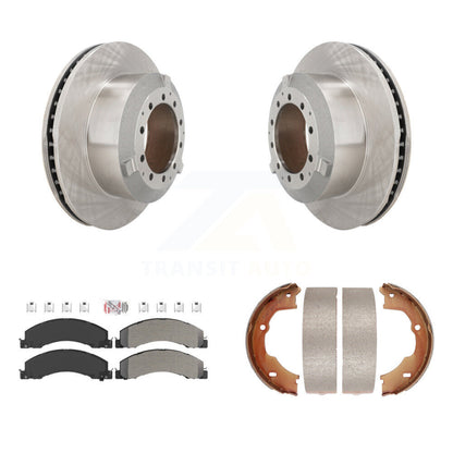 Kit de chaussures de stationnement à plaquettes semi-métalliques, Rotors à disque arrière, pour Ram Dodge Sterling 45