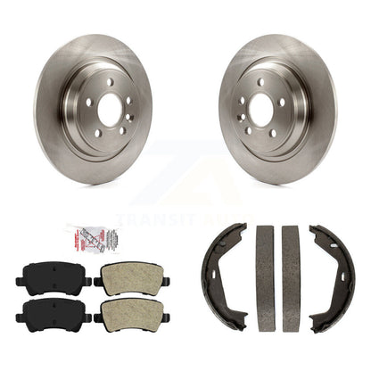 Kit de plaquettes semi-métalliques et de chaussures de stationnement pour disques arrière, pour Volvo S80 AWD 07-09