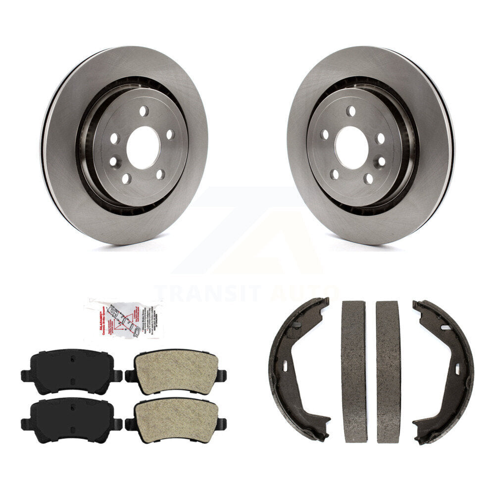 Kit de plaquettes semi-métalliques et de chaussures de stationnement pour disques arrière, pour Volvo S80 AWD 07-09