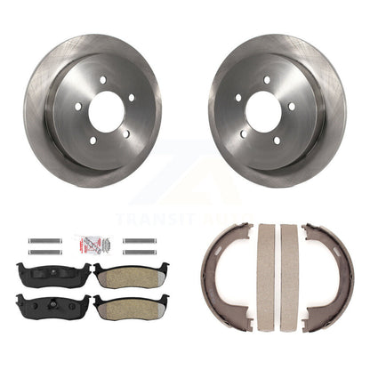 Kit de plaquettes semi-métalliques et de chaussures de stationnement pour disques arrière, pour Ford F-150 Heritage