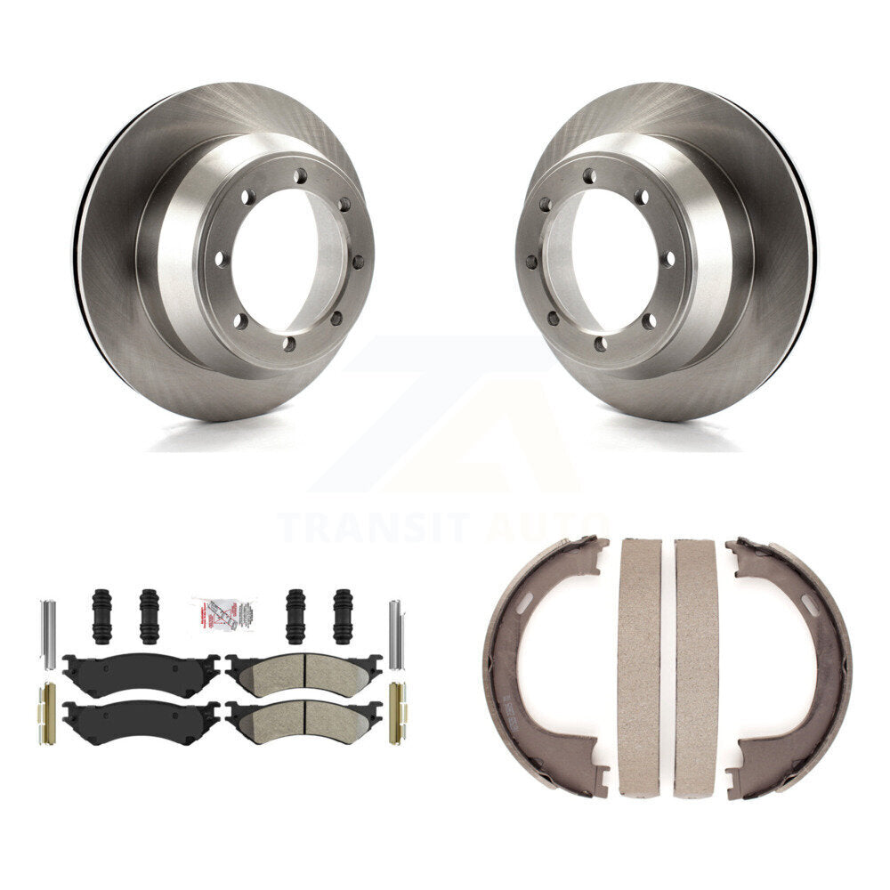 Kit de plaquettes semi-métalliques et de chaussures de stationnement pour disques arrière, pour Ford F-150 Heritage