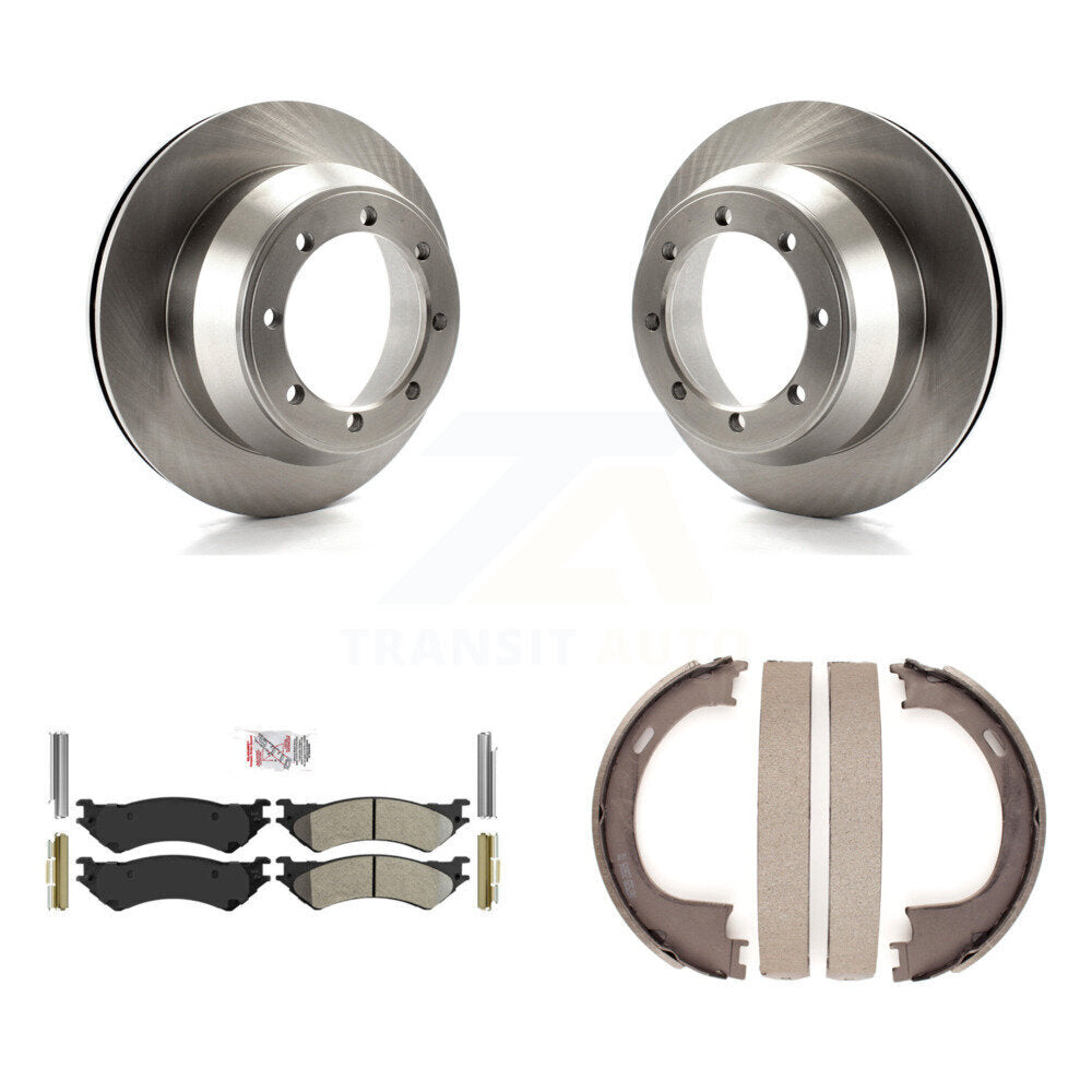 Kit de plaquettes semi-métalliques et de chaussures de stationnement pour disques arrière, pour Ford F-150 Heritage