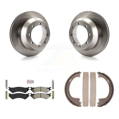 Kit de plaquettes semi-métalliques et de chaussures de stationnement pour disques arrière, pour Ford F-150 Heritage