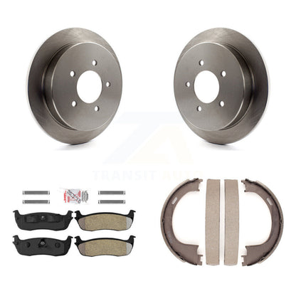 Kit de chaussures de stationnement à plaquettes semi-métalliques, Rotors à disque arrière, pour Ford F-150 Expedition