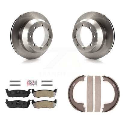 Kit de plaquettes semi-métalliques et de chaussures de stationnement pour disques arrière, pour Ford F-150 RW 01-03